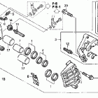 ST1300A Передний тормоз правый