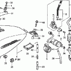 VT750DCA Топливный бак и насос