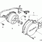 CR85R Left crankcase cover ('05-'06)