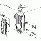 CR85R Радиатор