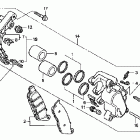 VT750DCA Передний тормозной суппорт