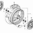 CB600F Переднее колесо