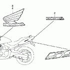 CB600F Наклейки