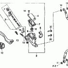 CR85R Главный тормозной цилиндр - передний