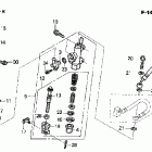 ST1300 Rear brake master cylinder (st1300)