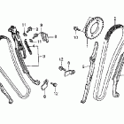VT750DCA Цепь ГРМ и натяжитель