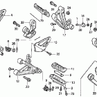 CBR600F4 Подножки