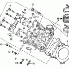 RVT1000R Передняя головка цилиндров