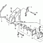 RVT1000R Крышка картера левая