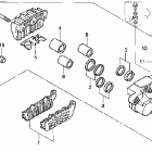 ST1300A Задний суппорт тормозной