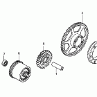 RVT1000R Муфта стартера