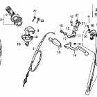 CR85R Рулевые переключатели и троса