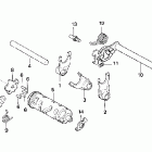 NSF100 Gearshift fork @ drum