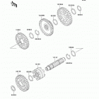 Prairie 300 (KVF300-B2) Валы и вилки переключения передач