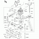 Prairie 400 (KVF400-D2) Карбюратор
