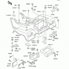 Bayou 220 (KLF220-A15) Заднее крыло
