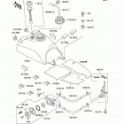 Prairie 300 4X4 (KVF300-A2) Топливный бак