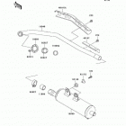 Prairie 300 (KVF300-B2) Глушитель