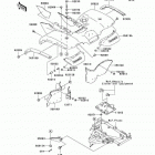 Prairie 650 4X4 Advantage Classic (KVF650-B1) Заднее крыло