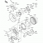 Prairie 300 (KVF300-B2) Задняя ступица колеса