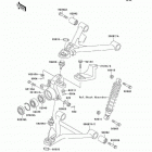 Bayou 300 4X4 (KLF300-C12) Передняя подвеска
