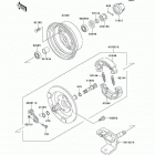 Bayou 220 (KLF220-A15) Переднее колесо