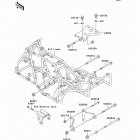Bayou 300 4X4 (KLF300-C12) Рама ,крепежные детали