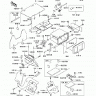 Prairie 300 (KVF300-B2) Короб для АКБ