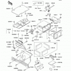 Prairie 400 (KVF400-D2) Короб для АКБ