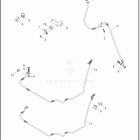 XL883N 4LE2 IRON 883 (2022) BRAKE LINES, FRONT - ABS
