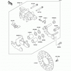 Bayou 300 4X4 (KLF300-C12) Передний тормоз