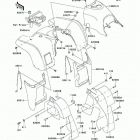 Prairie 300 4X4 (KVF300-A2) Переднее крыло(ья)