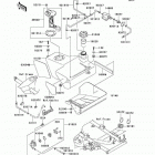 Prairie 650 4X4 (KVF650-A1) Топливный бак