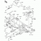 Prairie 650 4X4 Advantage Classic (KVF650-B1) Рама ,крепежные детали
