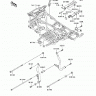 Prairie 300 (KVF300-B2) Рама ,крепежные детали