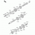 Bayou 300 4X4 (KLF300-C12) Трансмиссия