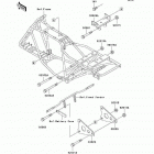 Bayou 220 (KLF220-A15) Рама ,крепежные детали