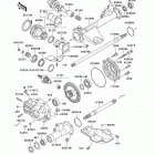 Bayou 300 4X4 (KLF300-C12) Drive shaft(rear)