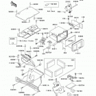 Prairie 400 4X4 (KVF400-C2) Короб для АКБ