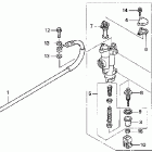 CRF250X Задний тормозной цилидр