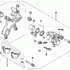 CRF450X Задний суппорт тормозной