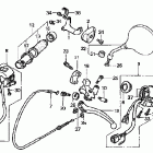 VT750DCA Рулевые переключатели и троса