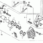 ST1300A Передний тормоз правый