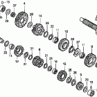 CB900F Трансмиссия