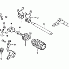CR125R Вилка переключения передач