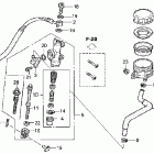 CBR600F4 Задний тормозной цилидр