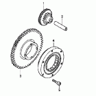 CB900F Муфта стартера