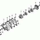 CR250R Водяной насос