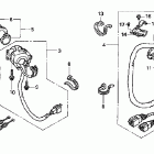 ST1300A Рулевые переключатели и троса