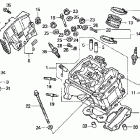 VT750DCA Головка цилиндров передняя